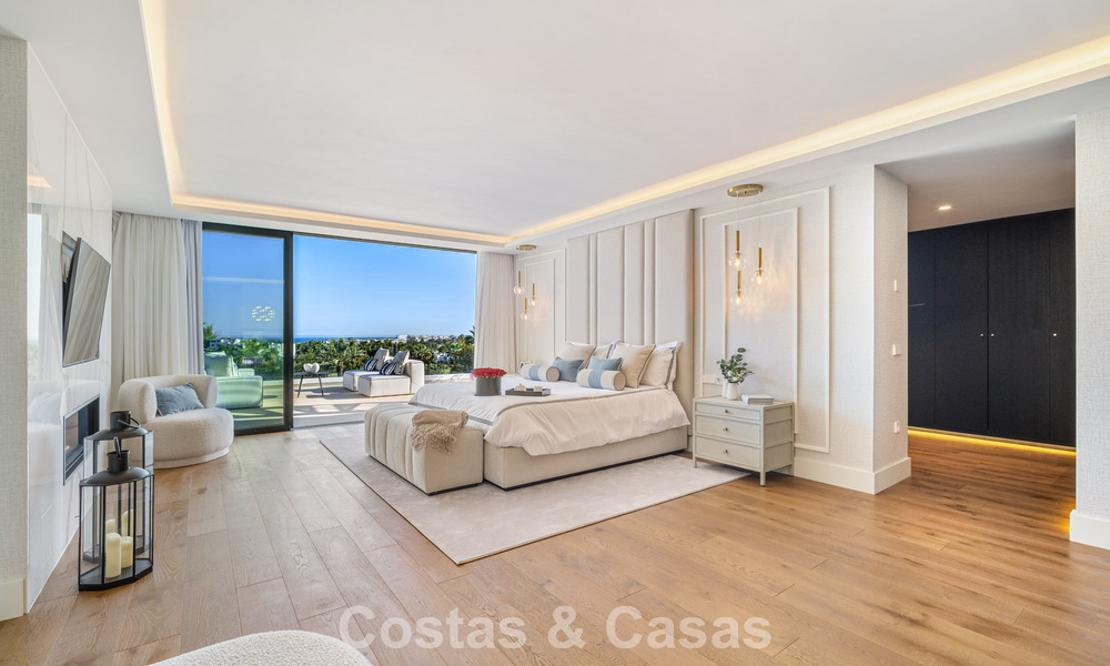 Villa de luxe ultramoderne, prête à emménager, à vendre dans la Vallée des Golfs de Nueva Andalucia, Marbella 781654