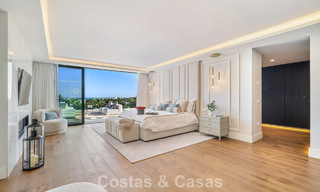 Villa de luxe ultramoderne, prête à emménager, à vendre dans la Vallée des Golfs de Nueva Andalucia, Marbella 781654 