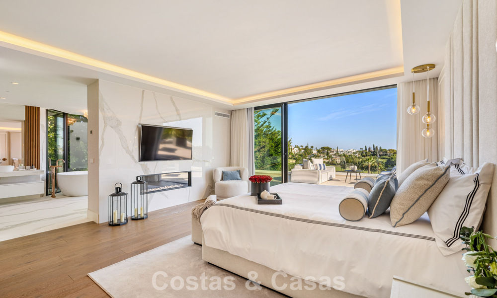 Villa de luxe ultramoderne, prête à emménager, à vendre dans la Vallée des Golfs de Nueva Andalucia, Marbella 781655