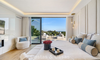 Villa de luxe ultramoderne, prête à emménager, à vendre dans la Vallée des Golfs de Nueva Andalucia, Marbella 781656 