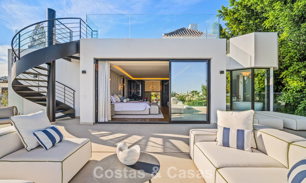 Villa de luxe ultramoderne, prête à emménager, à vendre dans la Vallée des Golfs de Nueva Andalucia, Marbella 781661