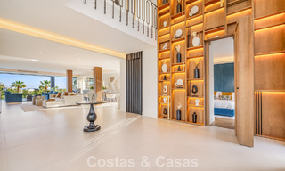 Villa de luxe ultramoderne, prête à emménager, à vendre dans la Vallée des Golfs de Nueva Andalucia, Marbella 781679 