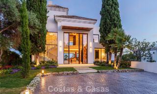 Villa de luxe ultramoderne, prête à emménager, à vendre dans la Vallée des Golfs de Nueva Andalucia, Marbella 781687 