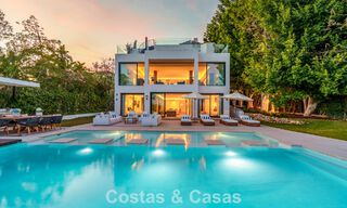 Villa de luxe ultramoderne, prête à emménager, à vendre dans la Vallée des Golfs de Nueva Andalucia, Marbella 781689 