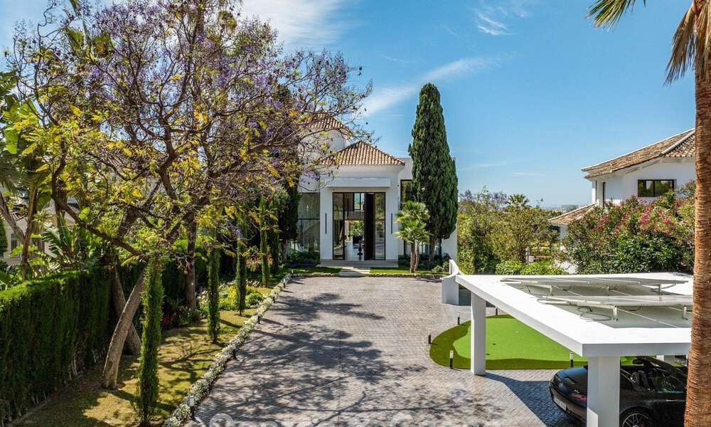 Villa de luxe ultramoderne, prête à emménager, à vendre dans la Vallée des Golfs de Nueva Andalucia, Marbella 781691