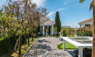 Villa de luxe ultramoderne, prête à emménager, à vendre dans la Vallée des Golfs de Nueva Andalucia, Marbella 781691 