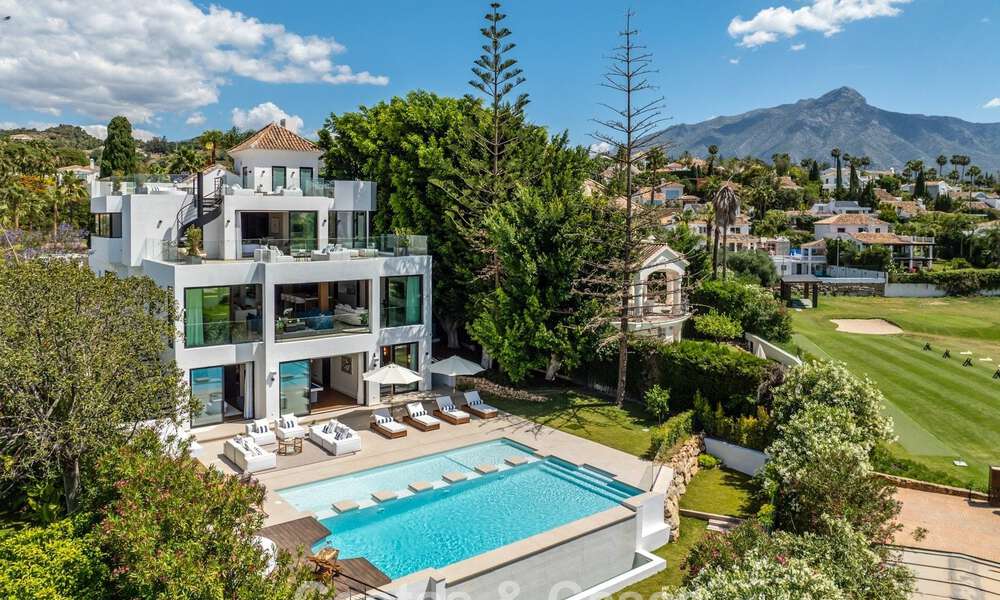 Villa de luxe ultramoderne, prête à emménager, à vendre dans la Vallée des Golfs de Nueva Andalucia, Marbella 781692