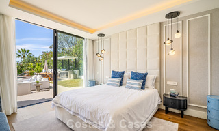 Villa de luxe ultramoderne, prête à emménager, à vendre dans la Vallée des Golfs de Nueva Andalucia, Marbella 781698 