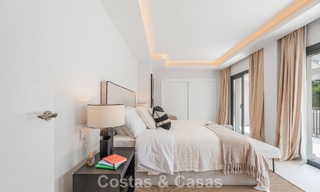 Magnifique maison de ville rénovée à vendre en première ligne du golf d'Aloha à Nueva Andalucia, Marbella 781744 