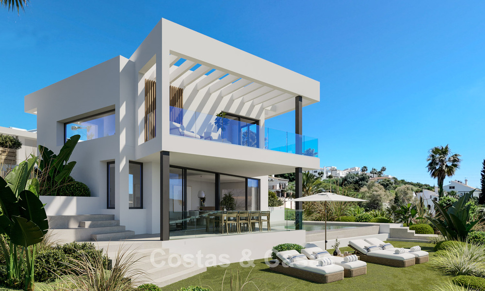 Nouveau sur le marché ! Villas design high-tech à vendre dans un cadre de golf recherché, près du centre d'Estepona 781767