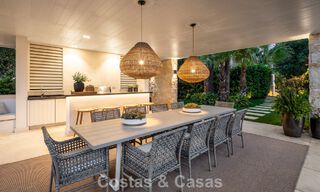 Magnifique villa en première ligne de golf à vendre au cœur de Nueva Andalucia, Marbella 781776 