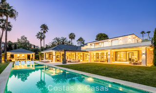 Magnifique villa en première ligne de golf à vendre au cœur de Nueva Andalucia, Marbella 781777 