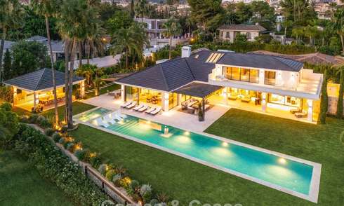 Magnifique villa en première ligne de golf à vendre au cœur de Nueva Andalucia, Marbella 781780