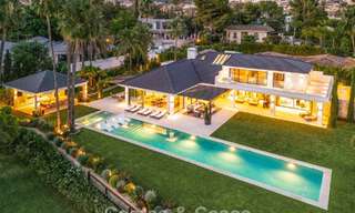 Magnifique villa en première ligne de golf à vendre au cœur de Nueva Andalucia, Marbella 781780 