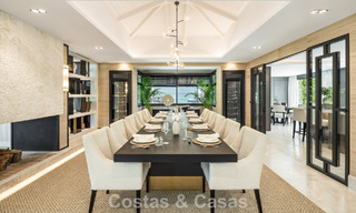 Magnifique villa en première ligne de golf à vendre au cœur de Nueva Andalucia, Marbella 781784 