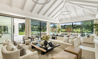 Magnifique villa en première ligne de golf à vendre au cœur de Nueva Andalucia, Marbella 781804 