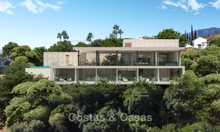 Villa design haut de gamme à la pointe de la technologie avec vue imprenable sur la mer à vendre sur les collines de Marbella - Benahavis 781701 
