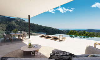 Villa design haut de gamme à la pointe de la technologie avec vue imprenable sur la mer à vendre sur les collines de Marbella - Benahavis 781704 