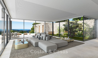 Villa design haut de gamme à la pointe de la technologie avec vue imprenable sur la mer à vendre sur les collines de Marbella - Benahavis 781705 