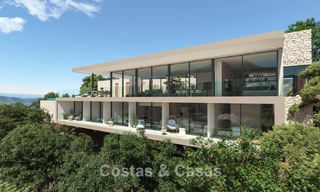 Villa design haut de gamme à la pointe de la technologie avec vue imprenable sur la mer à vendre sur les collines de Marbella - Benahavis 781713 