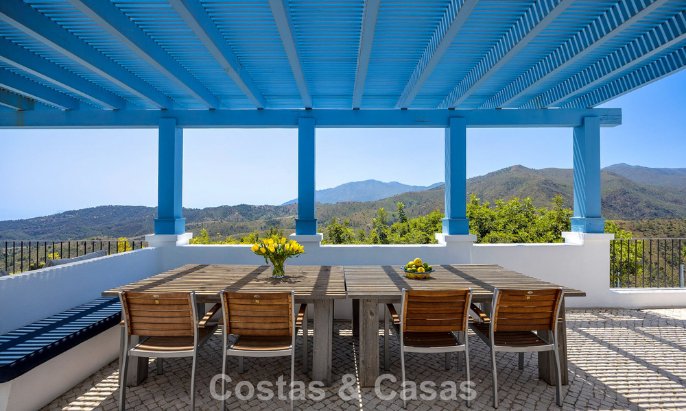 Maison méditerranéenne avec vue imprenable sur la mer à vendre à Benahavis - Marbella 781808