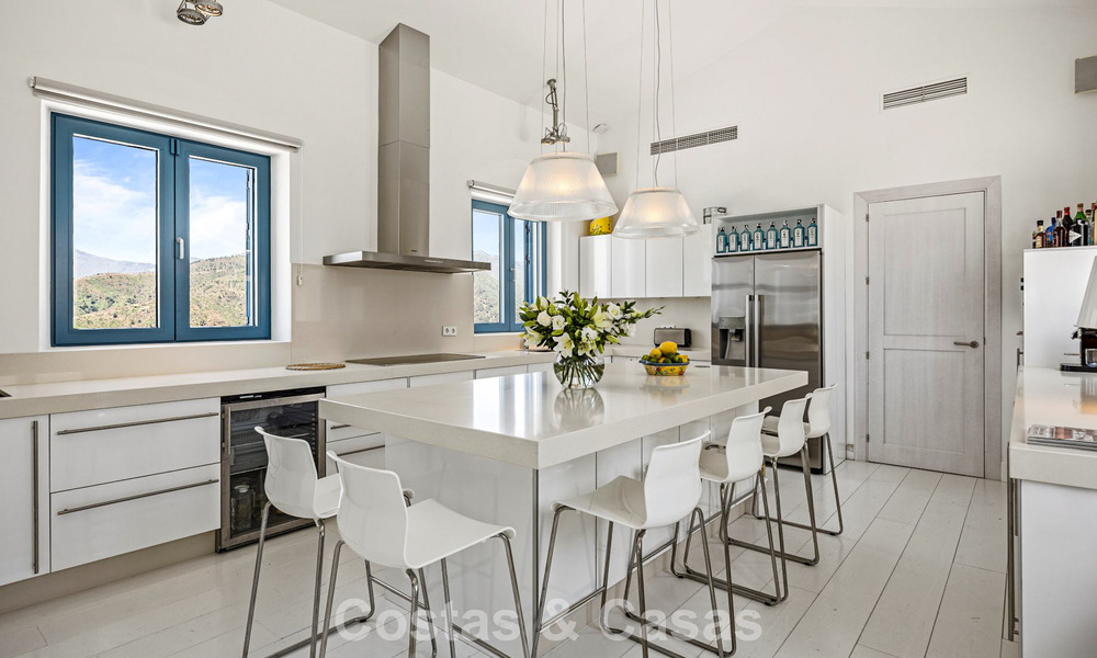 Maison méditerranéenne avec vue imprenable sur la mer à vendre à Benahavis - Marbella 781827