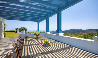 Maison méditerranéenne avec vue imprenable sur la mer à vendre à Benahavis - Marbella 781831 