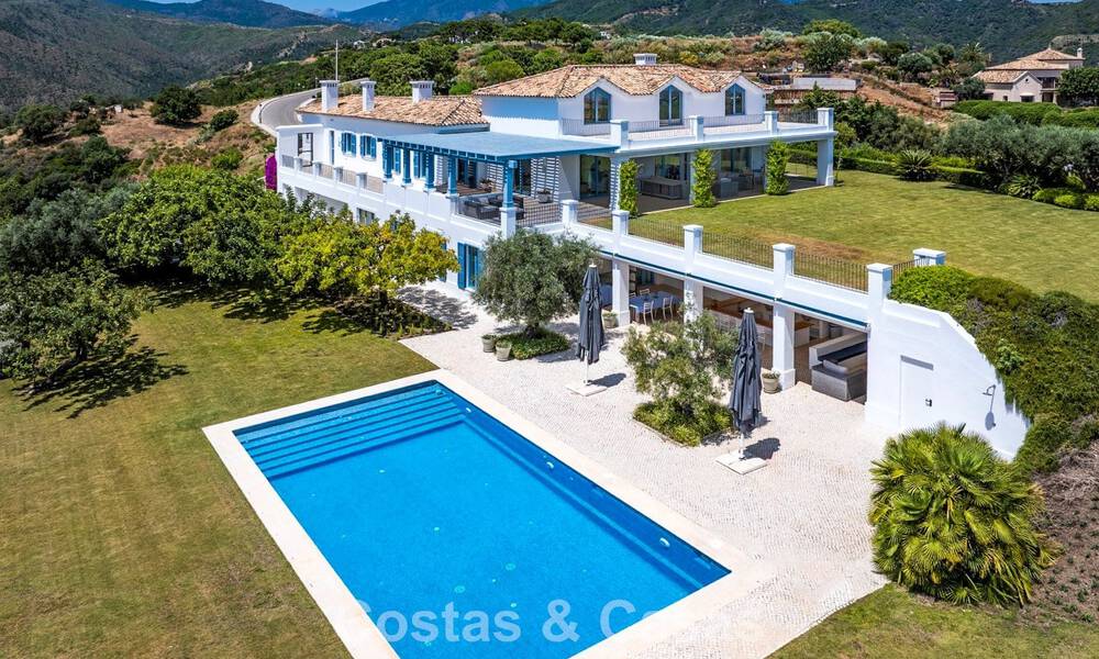 Maison méditerranéenne avec vue imprenable sur la mer à vendre à Benahavis - Marbella 781832