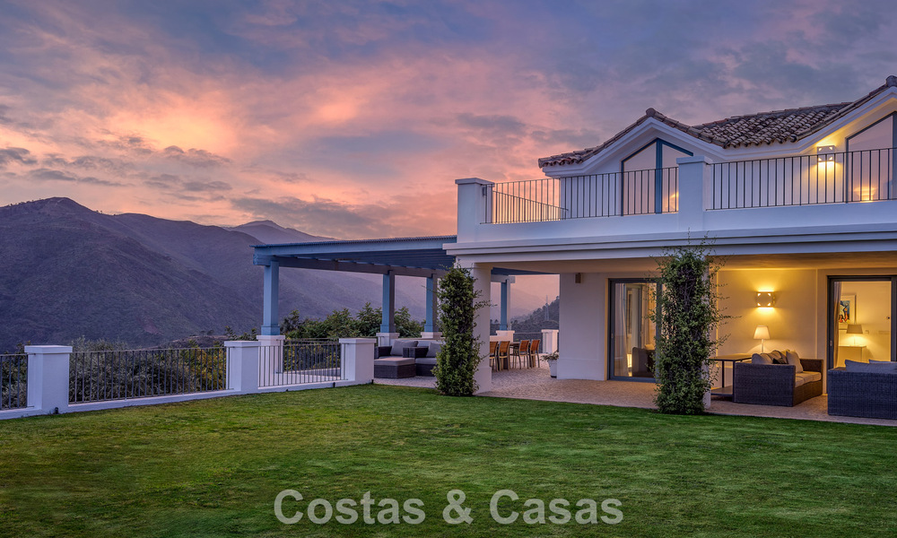 Maison méditerranéenne avec vue imprenable sur la mer à vendre à Benahavis - Marbella 781837
