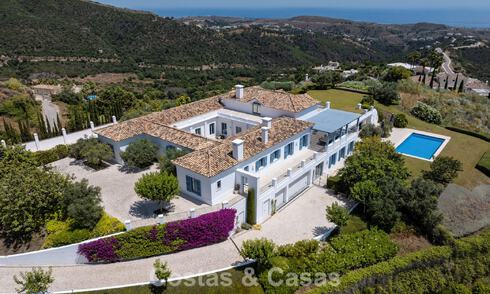 Maison méditerranéenne avec vue imprenable sur la mer à vendre à Benahavis - Marbella 781844