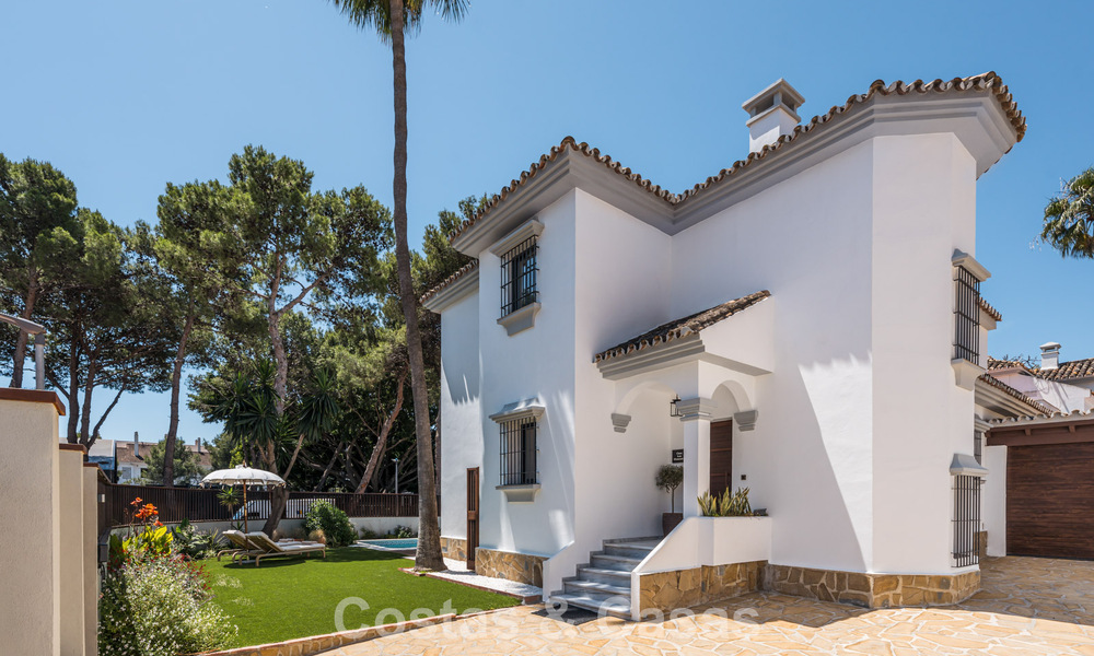 Élégante maison familiale à vendre dans la Vallée des Golfs de Nueva Andalucia, Marbella 781868