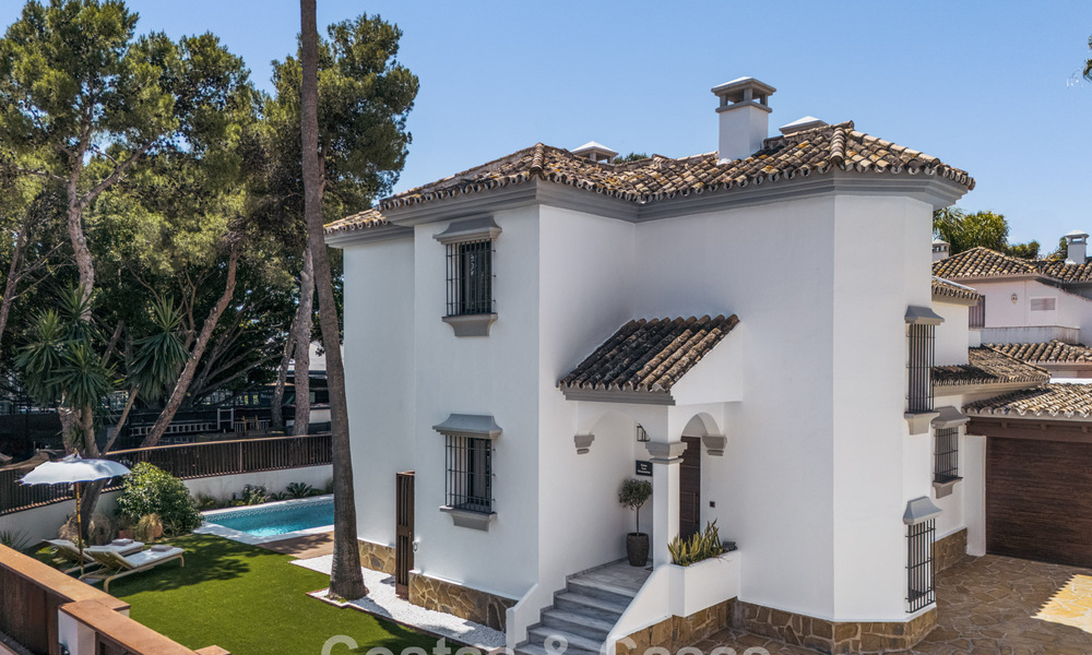 Élégante maison familiale à vendre dans la Vallée des Golfs de Nueva Andalucia, Marbella 781876