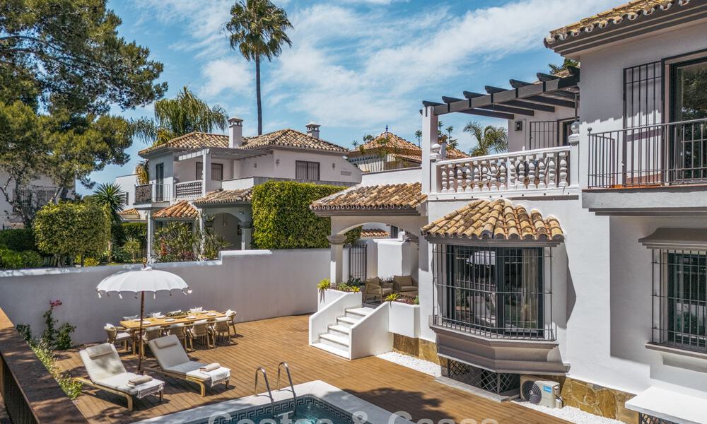 Élégante maison familiale à vendre dans la Vallée des Golfs de Nueva Andalucia, Marbella 781878