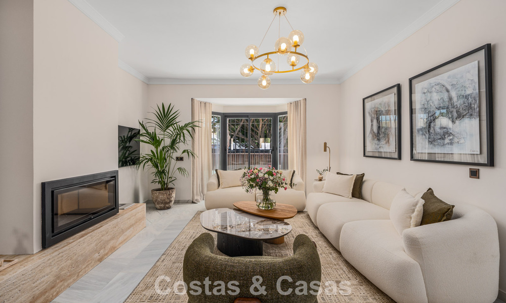 Élégante maison familiale à vendre dans la Vallée des Golfs de Nueva Andalucia, Marbella 781886