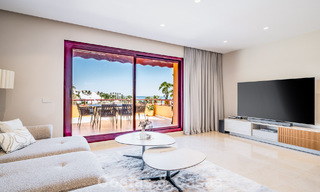 Appartement prêt à emménager avec vue sur la mer à vendre dans une résidence en bord de mer, à quelques pas du centre d'Estepona 782383 