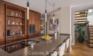 Duplex penthouse prêt à emménager avec vue imprenable sur la mer à vendre à Marbella - Benahavis 782402 