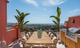 Duplex penthouse prêt à emménager avec vue imprenable sur la mer à vendre à Marbella - Benahavis 782413 
