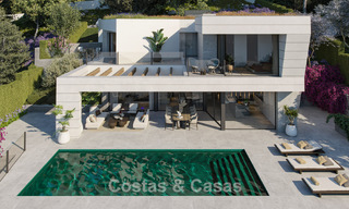 Villa neuve haut de gamme avec vue mer à vendre dans un écrin de verdure à l'est du centre-ville de Malaga 782534 