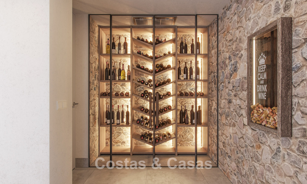 Villa neuve haut de gamme avec vue mer à vendre dans un écrin de verdure à l'est du centre-ville de Malaga 782536