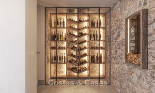 Villa neuve haut de gamme avec vue mer à vendre dans un écrin de verdure à l'est du centre-ville de Malaga 782536 