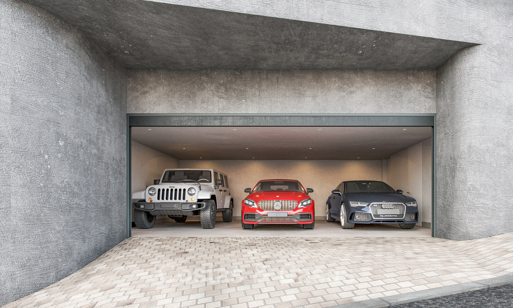 Villa neuve haut de gamme avec vue mer à vendre dans un écrin de verdure à l'est du centre-ville de Malaga 782537