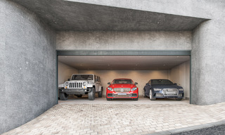 Villa neuve haut de gamme avec vue mer à vendre dans un écrin de verdure à l'est du centre-ville de Malaga 782537 