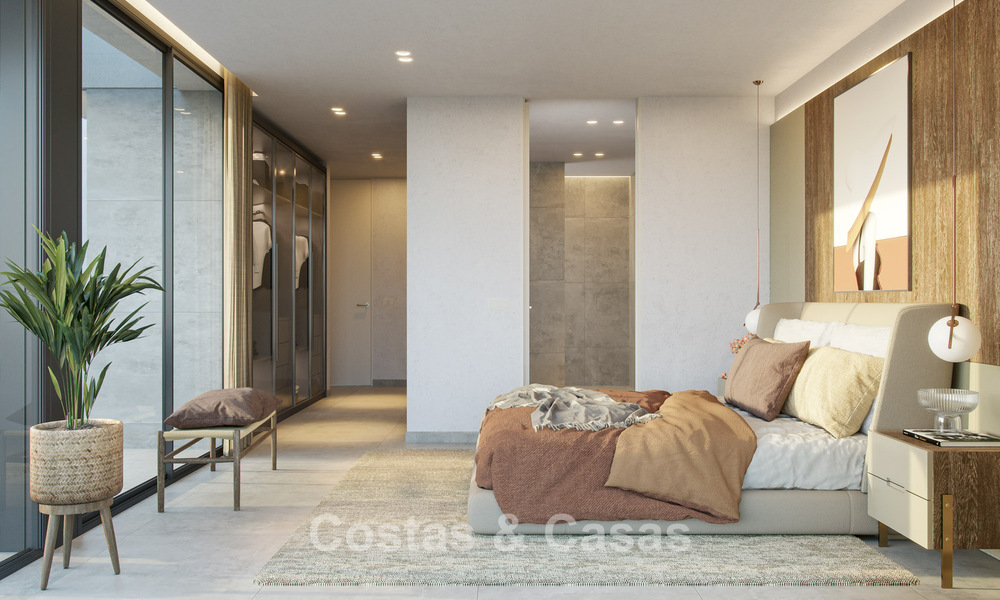 Villa neuve haut de gamme avec vue mer à vendre dans un écrin de verdure à l'est du centre-ville de Malaga 782538