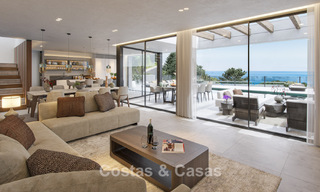 Villa neuve haut de gamme avec vue mer à vendre dans un écrin de verdure à l'est du centre-ville de Malaga 782541 