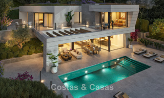 Villa neuve haut de gamme avec vue mer à vendre dans un écrin de verdure à l'est du centre-ville de Malaga 782544 