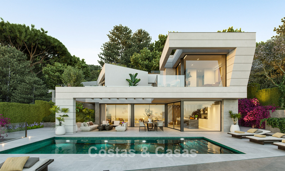 Villa neuve haut de gamme avec vue mer à vendre dans un écrin de verdure à l'est du centre-ville de Malaga 782546