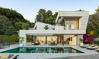 Villa neuve haut de gamme avec vue mer à vendre dans un écrin de verdure à l'est du centre-ville de Malaga 782546 