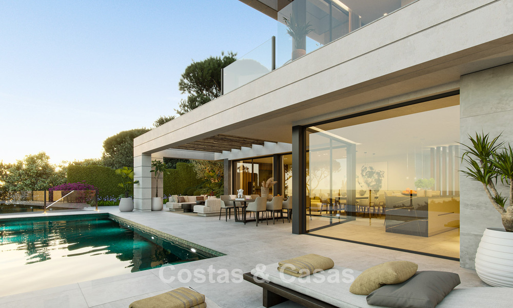 Villa neuve haut de gamme avec vue mer à vendre dans un écrin de verdure à l'est du centre-ville de Malaga 782547