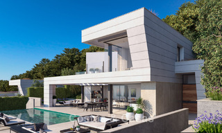 Villa neuve moderne et luxueuse avec vue sur la mer à vendre dans un quartier calme et verdoyant à l'est du centre-ville de Malaga 782551 