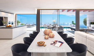 Villa neuve moderne et luxueuse avec vue sur la mer à vendre dans un quartier calme et verdoyant à l'est du centre-ville de Malaga 782554 